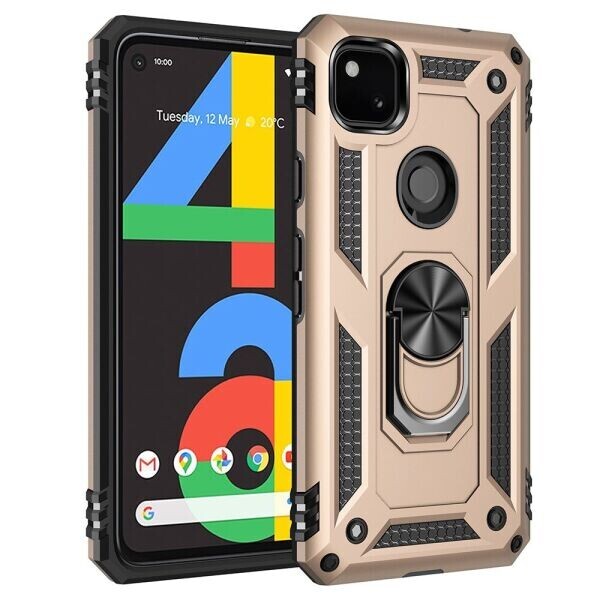 

Защитный чехол Deexe Armor Case для Google Pixel 4A - Gold