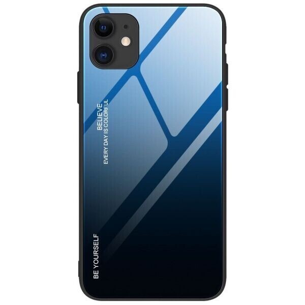 

Защитный чехол Deexe Gradient Color для Apple iPhone 12 / iPhone 12 Pro - Black / Blue