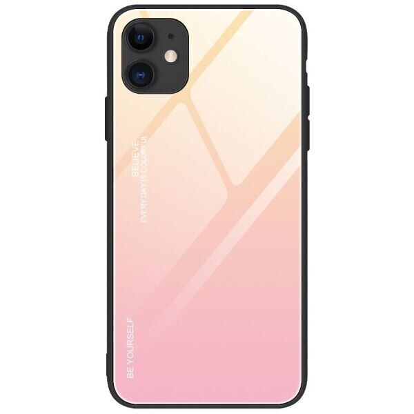 

Защитный чехол Deexe Gradient Color для Apple iPhone 12 / iPhone 12 Pro - Gold / Pink