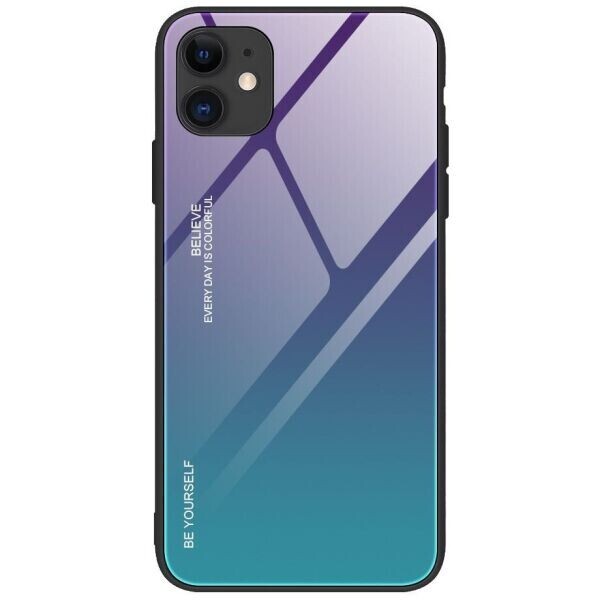 

Защитный чехол Deexe Gradient Color для Apple iPhone 12 / iPhone 12 Pro - Purple / Blue