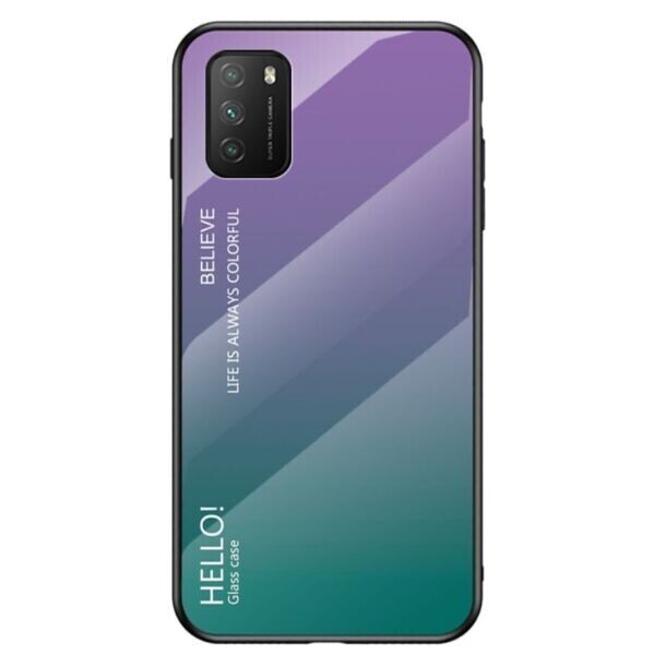 

Защитный чехол Deexe Gradient Color для Xiaomi Poco M3 - Purple / Green