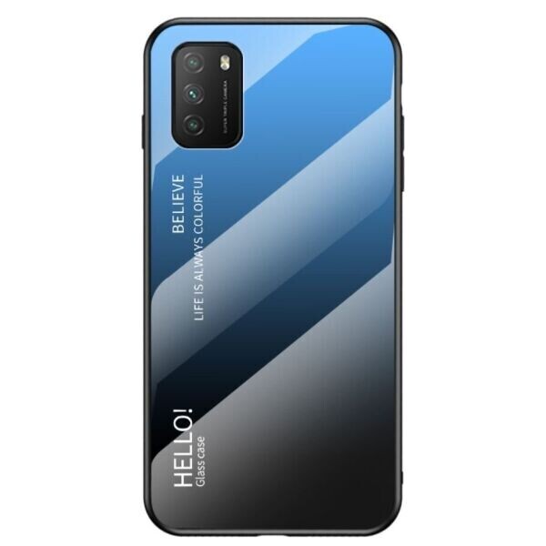 

Защитный чехол Deexe Gradient Color для Xiaomi Poco M3 - Black / Blue
