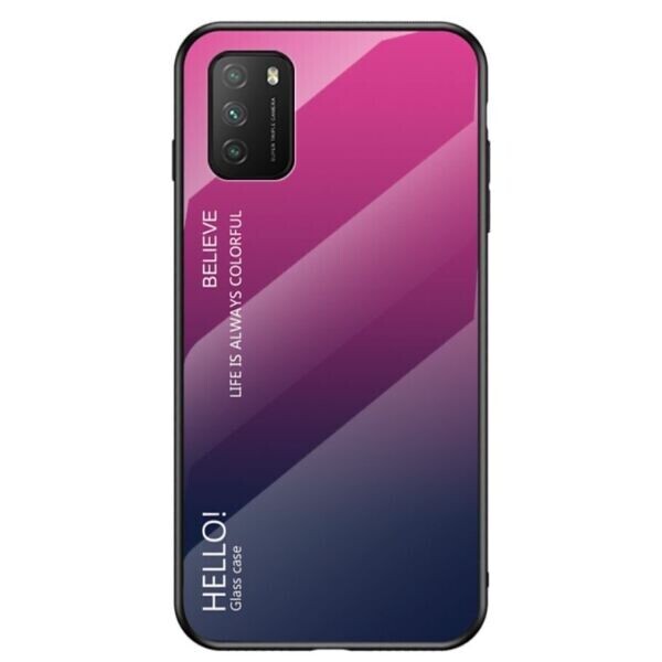 

Защитный чехол Deexe Gradient Color для Xiaomi Poco M3 - Rose / Dark Blue