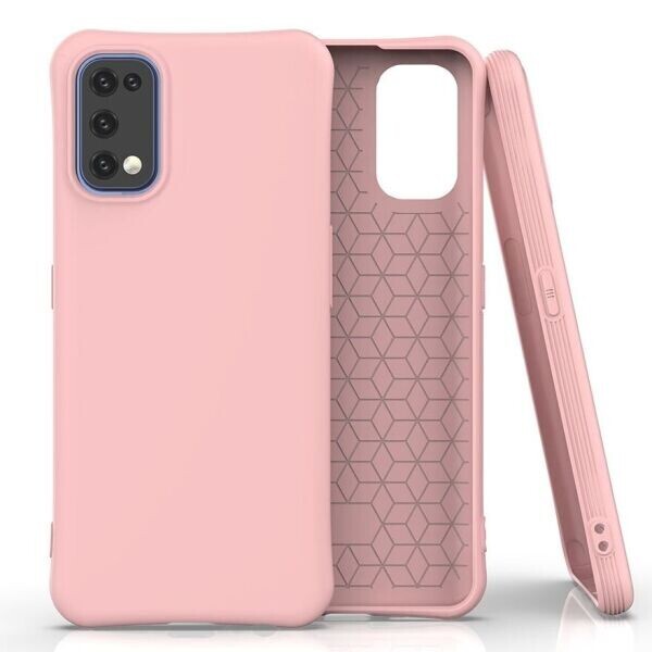 

Силиконовый (TPU) чехол Deexe Matte Case для Realme 7 Pro - Pink
