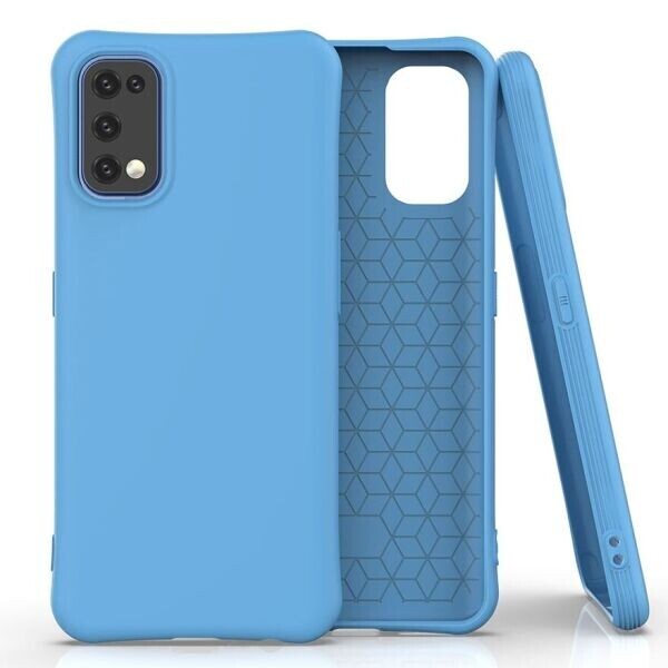 

Силиконовый (TPU) чехол Deexe Matte Case для Realme 7 Pro - Blue