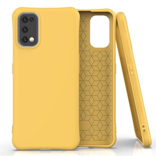 

Силиконовый (TPU) чехол Deexe Matte Case для Realme 7 Pro - Yellow