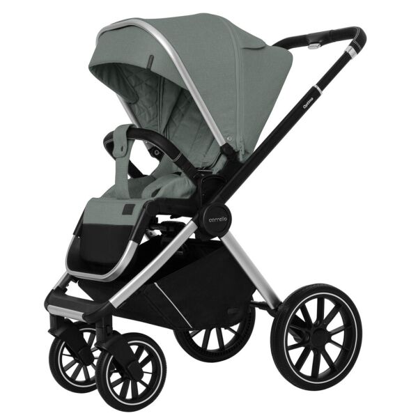 

Коляска детская универсальная CARRELLO Optima CRL-6503 (2in1) Nordic Green в льне
