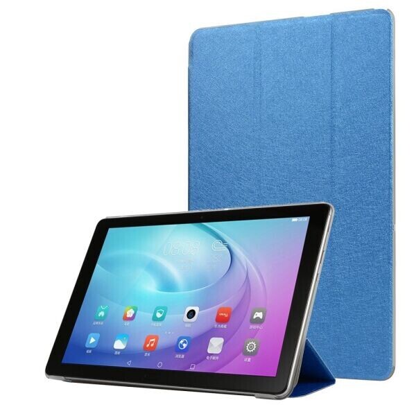 

Чехол Deexe Silk Texture для Huawei MatePad T10 / T10s - Dark Blue