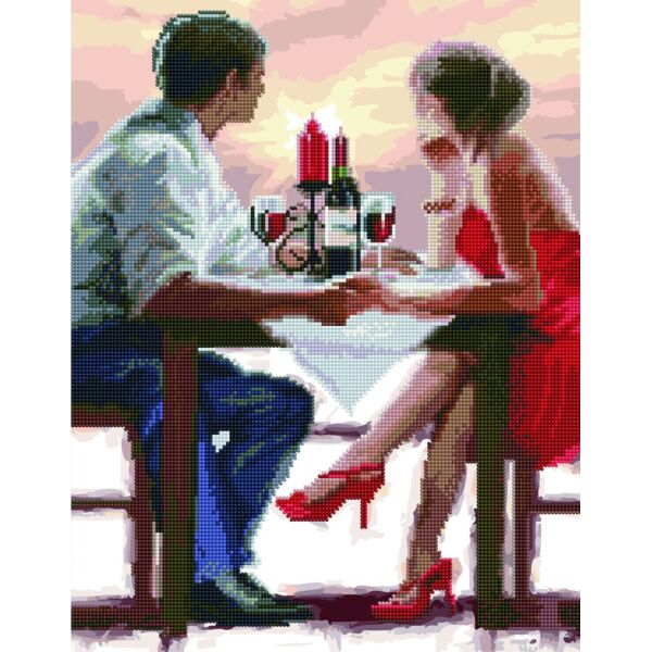 

Алмазная мозаика Свидание, 40x50см, cложность 1, Украина