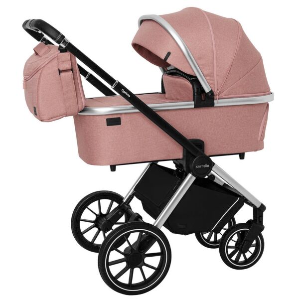 

Коляска детская универсальная CARRELLO Optima CRL-6503 (2in1) Hot Pink в льне