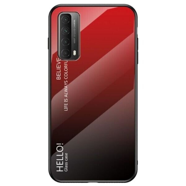 

Защитный чехол Deexe Gradient Color для Huawei P Smart 2021 - Black / Red