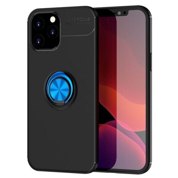 

Защитный чехол UniCase Magnetic Ring для Apple iPhone 12 Pro Max - Black / Blue