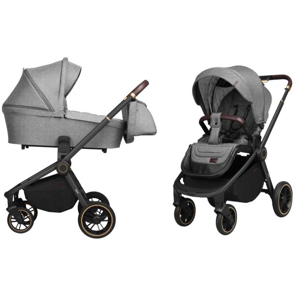 

Коляска универсальная CARRELLO Epica CRL-8510/1 (2in1) Silver Grey +дождевик