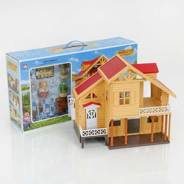 

Вилла c мебелью и светом (аналог Sylvanian Families) (012-03)