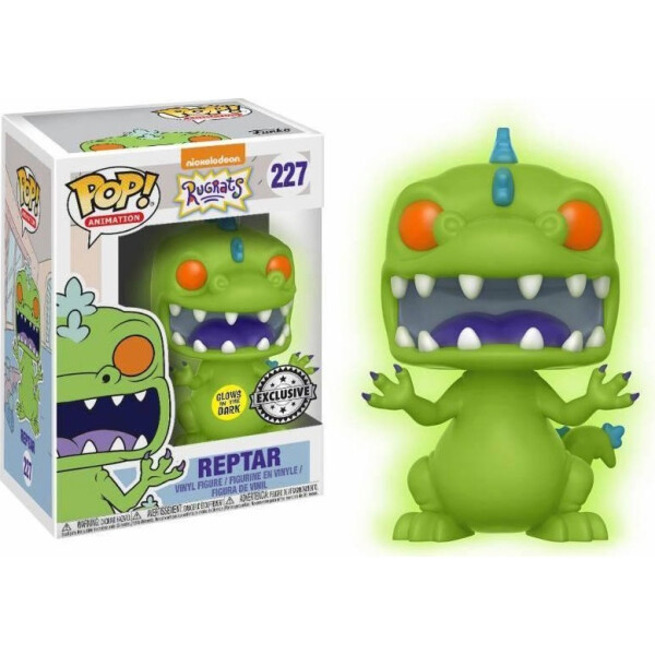 

Фигурка Funko Pop Фанко Поп Неугомонные детки Рептар Rugrats: Reptar Glow in the Dark cart R R227