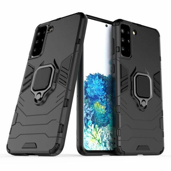 

Защитный чехол Deexe Hybrid Case для Samsung Galaxy S21 Plus - Black