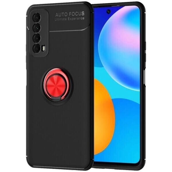 

Защитный чехол UniCase Magnetic Ring для Huawei P Smart 2021 - Black / Red