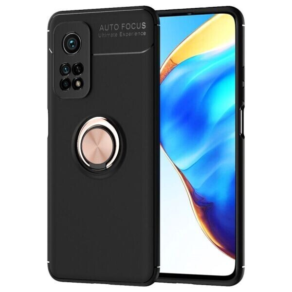 

Защитный чехол UniCase Magnetic Ring для Xiaomi Mi 10T / Mi 10T Pro - Black / Rose Gold