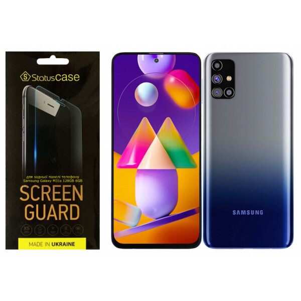 

Защитная пленка StatusSKIN Standart на заднюю панель для Samsung Galaxy M31s (M317)