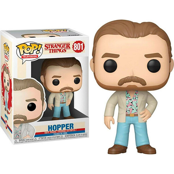 

Фигурка Funko Pop Фанко Поп Джим Хоппер Очень странные дела Stranger Things Hopper Date Night ST Х 801