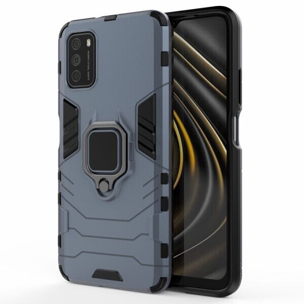 

Защитный чехол Deexe Hybrid Case для Xiaomi Poco M3 - Blue