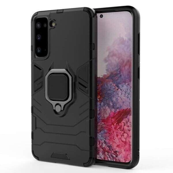 

Защитный чехол Deexe Hybrid Case для Samsung Galaxy S21 - Black