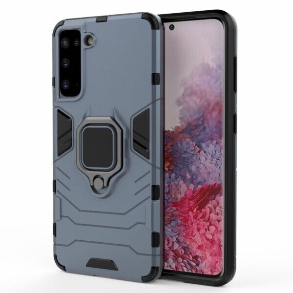 

Защитный чехол Deexe Hybrid Case для Samsung Galaxy S21 - Blue