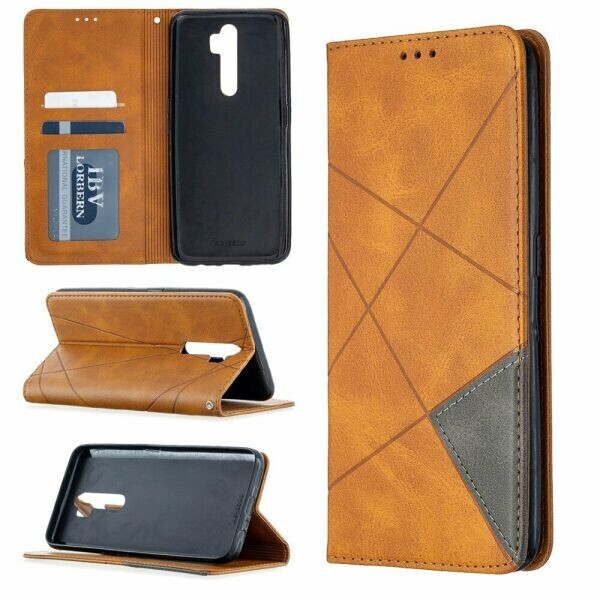 

Чехол UniCase Geometric Pattern для OPPO A5 2020 / A9 2020 - Brown