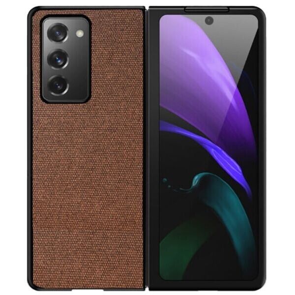 

Защитный чехол UniCase Cloth Texture для Samsung Galaxy Z Fold 2 - Brown