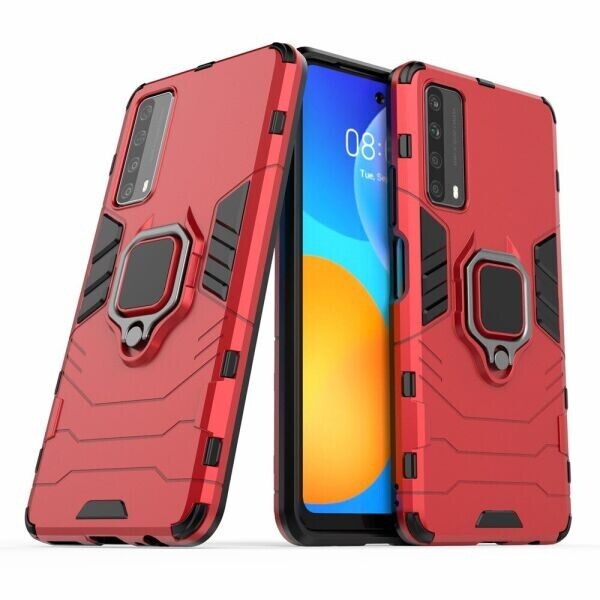 

Защитный чехол Deexe Hybrid Case для Huawei P Smart 2021 - Red