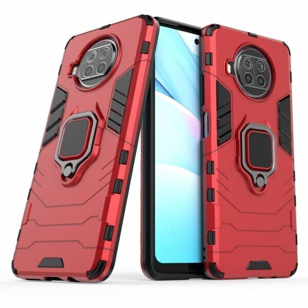 

Защитный чехол Deexe Hybrid Case для Xiaomi Mi 10T Lite - Red