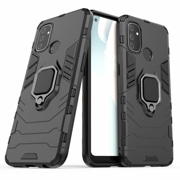

Защитный чехол Deexe Hybrid Case для OnePlus Nord N100 - Black