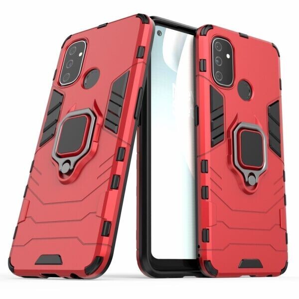 

Защитный чехол Deexe Hybrid Case для OnePlus Nord N100 - Red