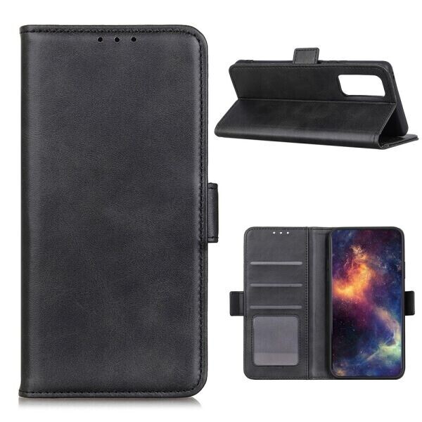 

Чехол Deexe Retro Wallet для Huawei P Smart 2021 - Black