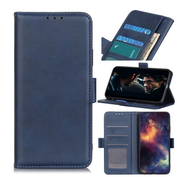 

Чехол Deexe Retro Wallet для Huawei P Smart 2021 - Blue