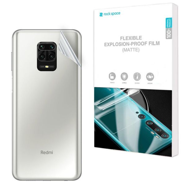 

Антибликовая пленка на заднюю панель RockSpace Explosion-Proof Matte для Xiaomi Redmi Note 9 Pro/Note 9 Pro Max/Note 9s
