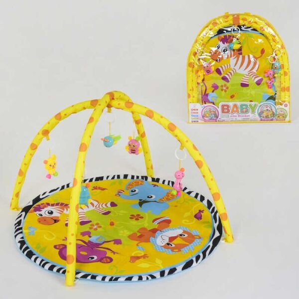

Коврик игровой 815 5 подвесок-погремушек, в сумке