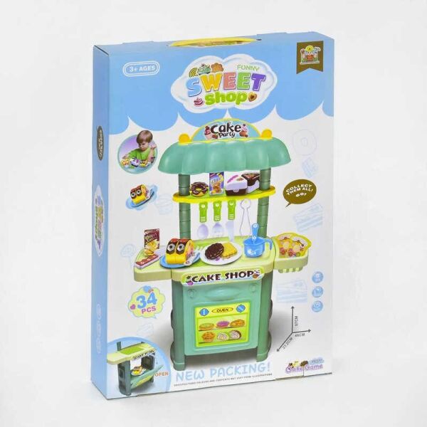 

Игровой набор Магазин сладостей 36778-112 (18) продукты на липучках, в коробке
