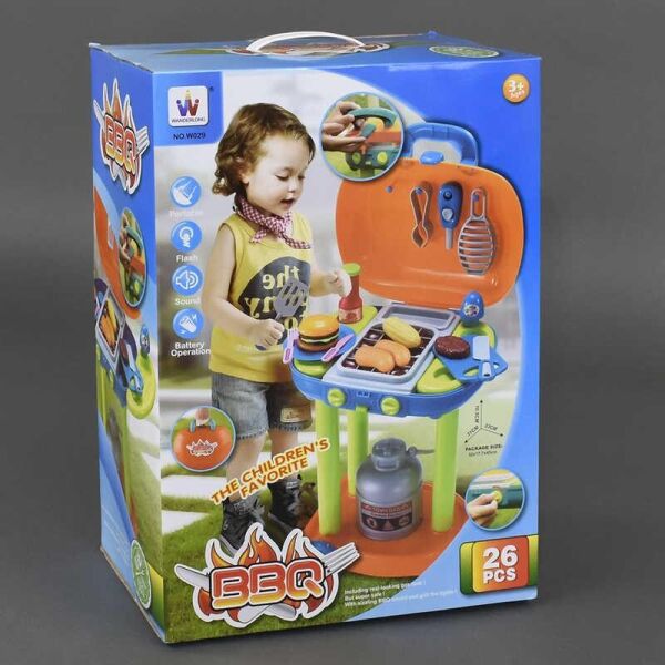 

Игровой набор W 029 Барбекю (12) свет, звук, в коробке