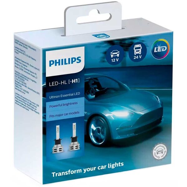 

Светодиодные лампы LED Philips H1 Ultinon Essential G2 6500K 19w 12-24v 11258UE2X2
