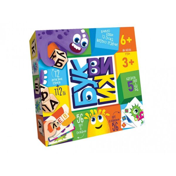 

Развлекательная игра Буквики укр. G-BU-01U