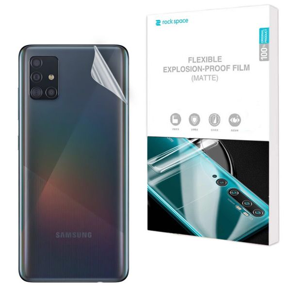 

Антибликовая пленка на заднюю панель RockSpace Explosion-Proof Matte для Samsung Galaxy A51 (А515)