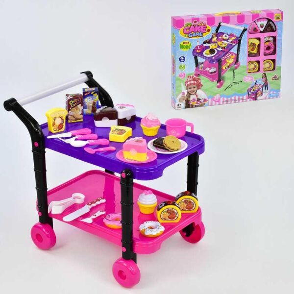 

Игровой набор Сладости 36778-90 (24) с сервировочным столиком, продукты на липучках, в коробке