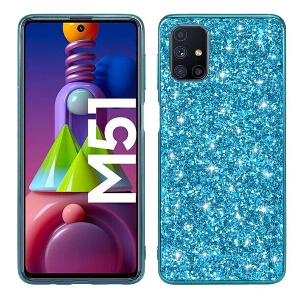 

Защитный чехол Deexe Sparkles Series для Samsung Galaxy M51 (M515) - Blue