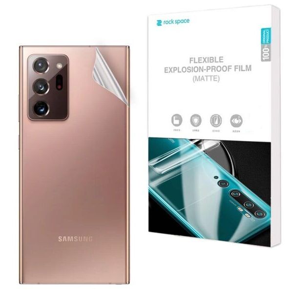 

Антибликовая пленка на заднюю панель RockSpace Explosion-Proof Matte для Samsung Galaxy Note 20 Ultra (N985)