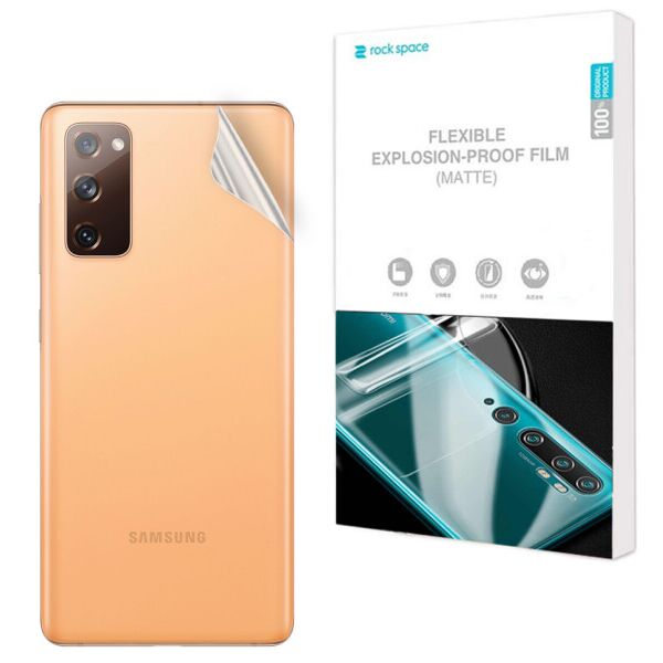 

Антибликовая пленка на заднюю панель RockSpace Explosion-Proof Matte для Samsung Galaxy S20 FE (G780)