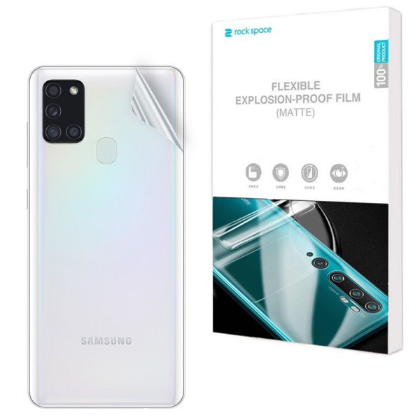 

Антибликовая пленка на заднюю панель RockSpace Explosion-Proof Matte для Samsung Galaxy A21s (A217)