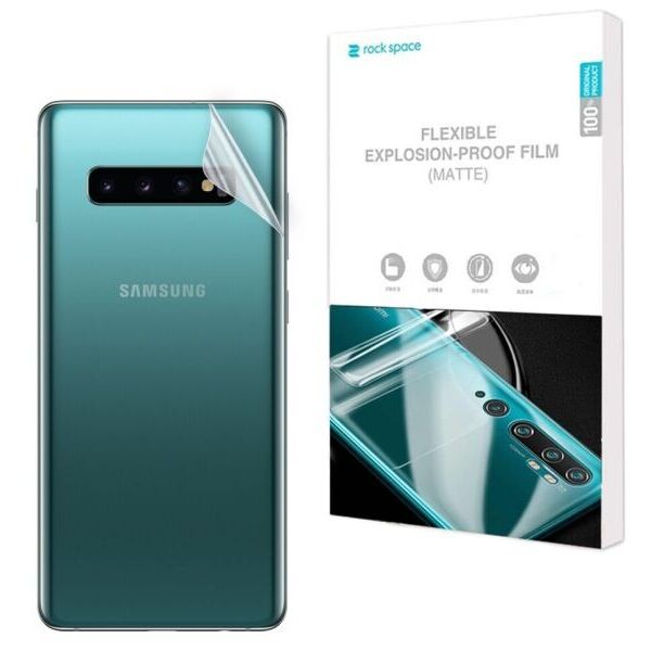

Антибликовая пленка на заднюю панель RockSpace Explosion-Proof Matte для Samsung Galaxy S10 Plus (G975)
