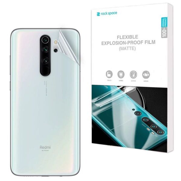 

Антибликовая пленка на заднюю панель RockSpace Explosion-Proof Matte для Xiaomi Redmi Note 8 Pro