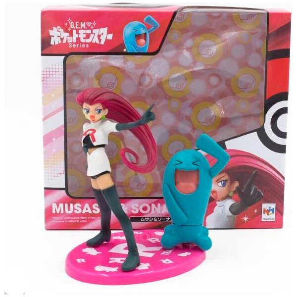 

Набор фигурок Покемон Джесси и Воббафет Pokеmon G.E.M Jessie – Wobbuffet Pokеmon 33.31